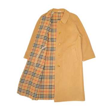 Burberry Burberry Nova Check Wool Luxury Coat - image 1