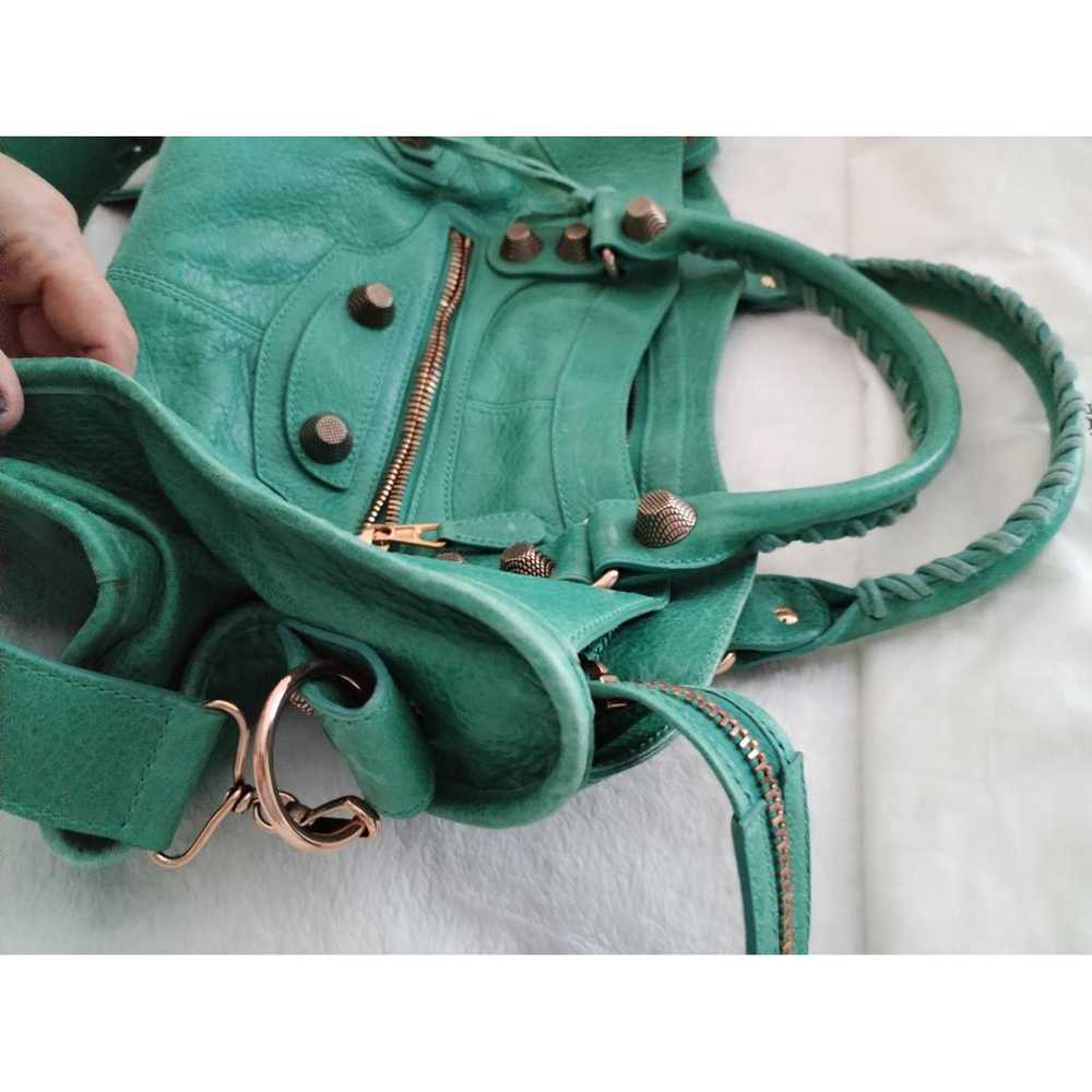 Balenciaga Part Time leather handbag - image 8