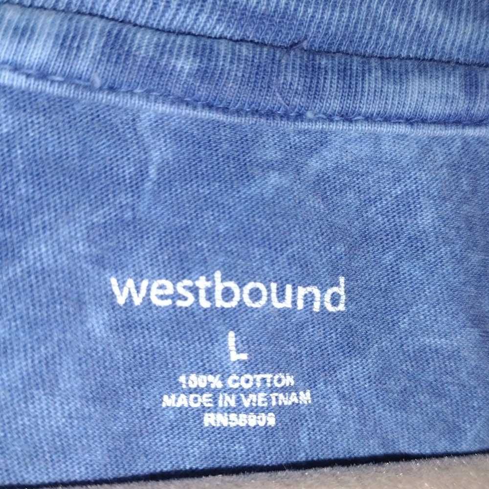 Westbound Vintage Blue Shirt Women's Size Large - image 5