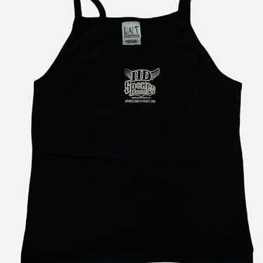 Vintage Liat Tank Top Myrtle Beach Sz large crop - image 1