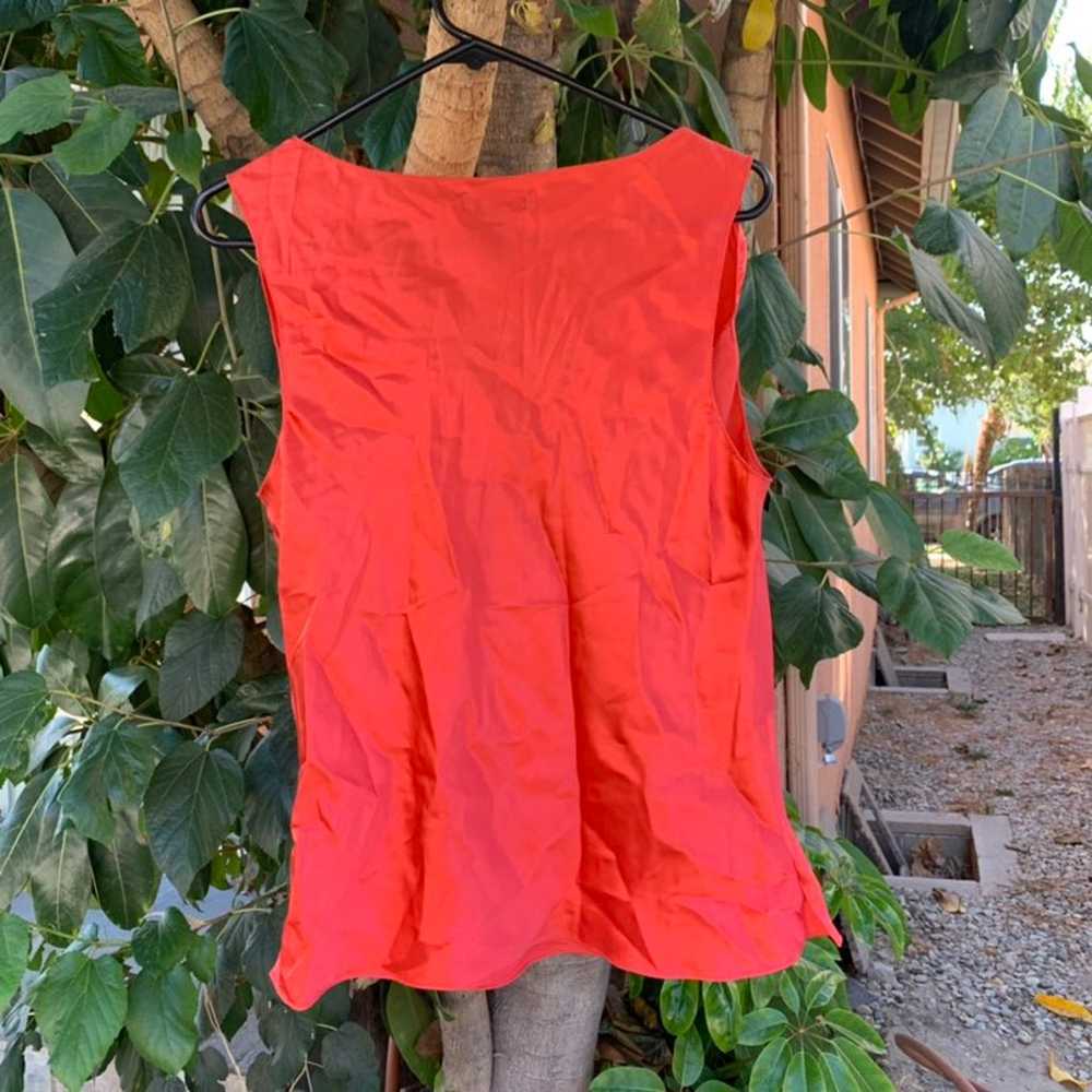 Y2K vintage max edition red silk top. - image 4