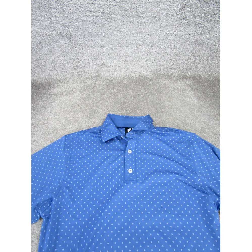 Footjoy Footjoy Polo Shirt Mens Small Blue Stretc… - image 2