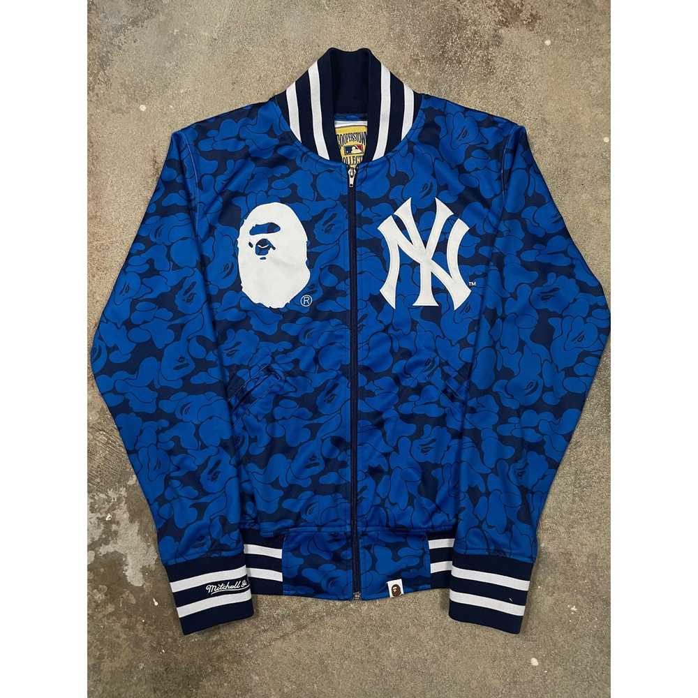 Bape Bape Yankee Zip Up Blue Used Medium - image 1