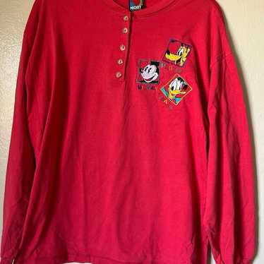 Disney vintage Mickey long sleeve - image 1