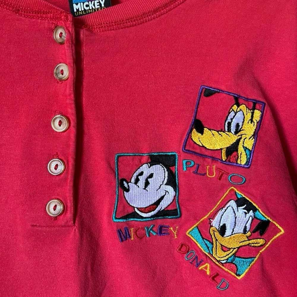 Disney vintage Mickey long sleeve - image 2