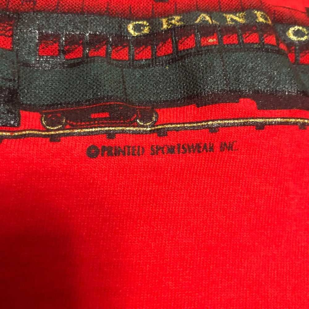 Vintage Grand Canyon Railroad Shirt NOS 1990s Red… - image 8