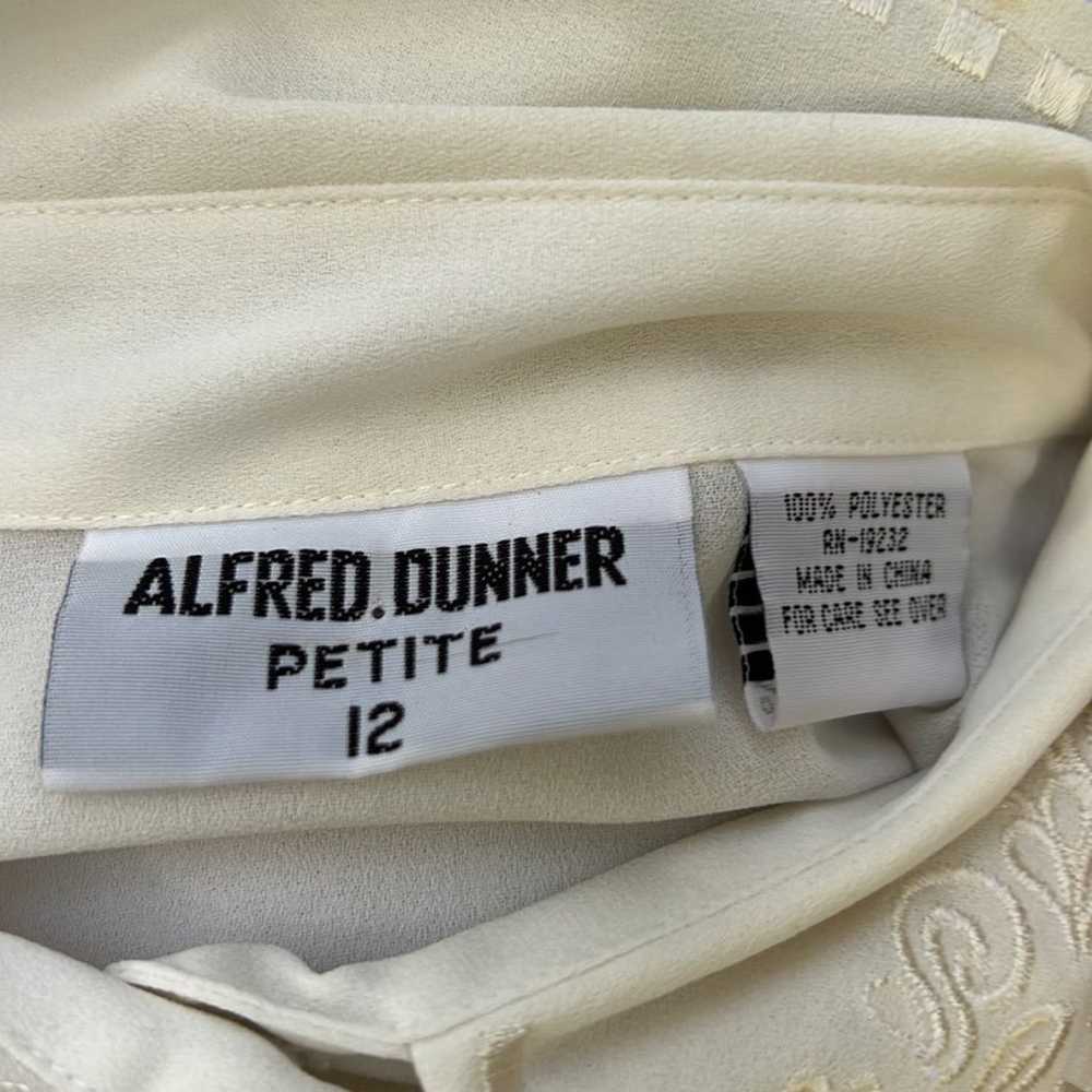 Vintage Alfred Dunner petite ivory colored longsl… - image 5