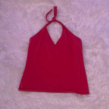 Pink Vintage Y2K Halter Top