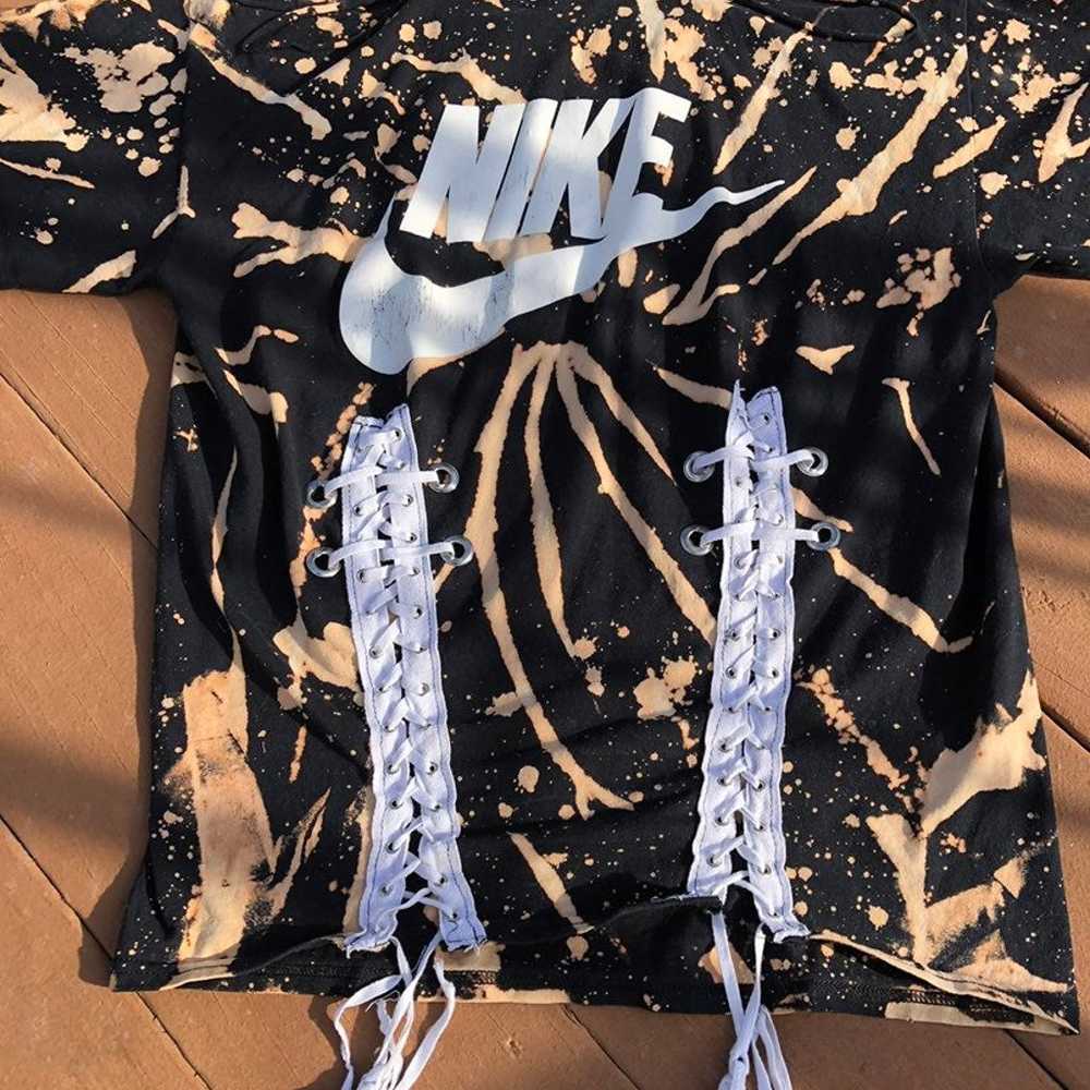 Nike reverse tie dye top - image 2