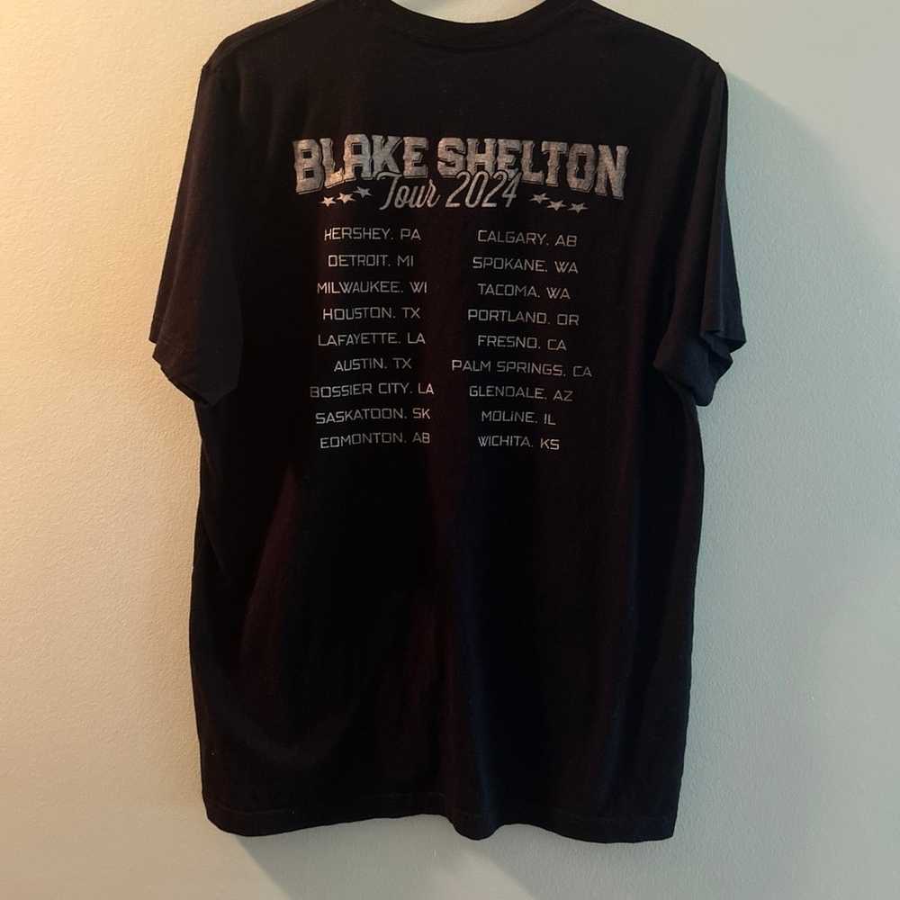 BLAKE SHELTON EAGLE T-SHIRT TOUR 2024 SIZE L - image 2