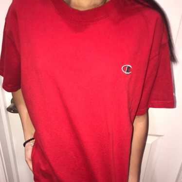 Red Vintage Champion T-Shirt