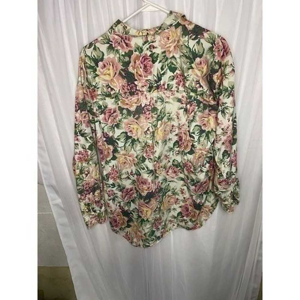 Vintage Eddie Bauer Floral Button Down - image 3