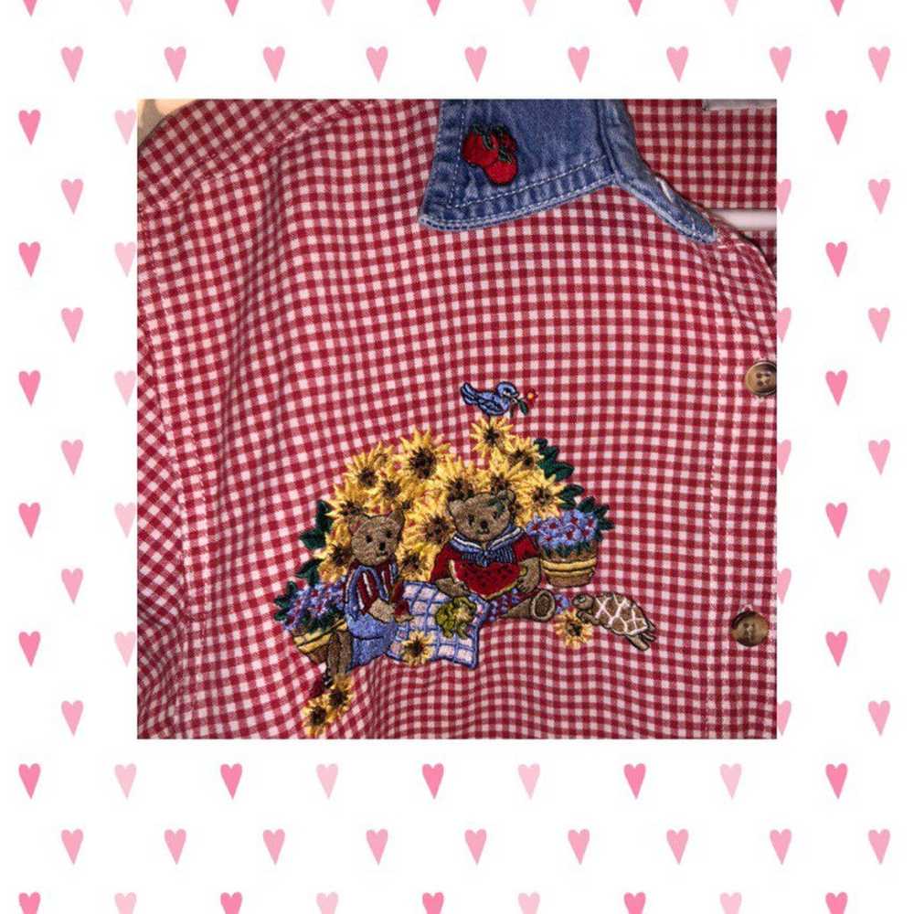 Gingham blouse - image 2