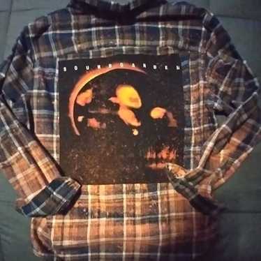 BUY NOW! LOWEST PRICE! upcycled flannel shirt w/ … - image 1