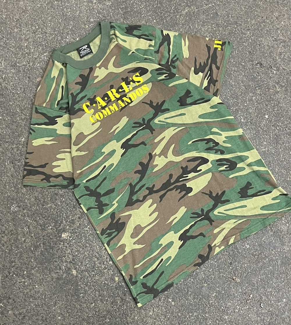 Camo × Streetwear × Vintage Camo y2k comedy tee s… - image 1