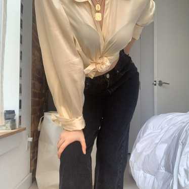 Fred David Vintage Silk Blouse