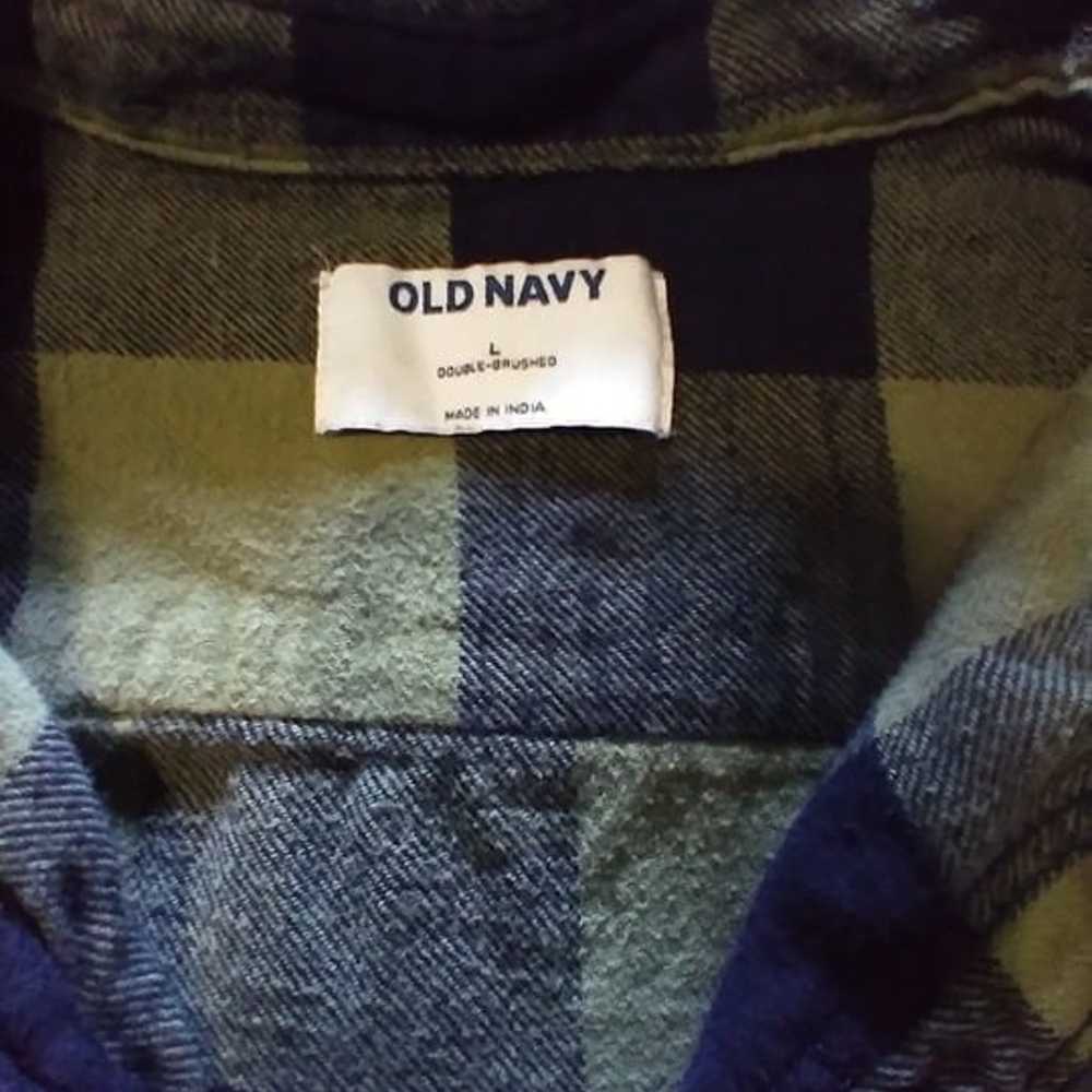 MY LOWEST PRICE! upcycled flannel shirt w/ vintag… - image 3