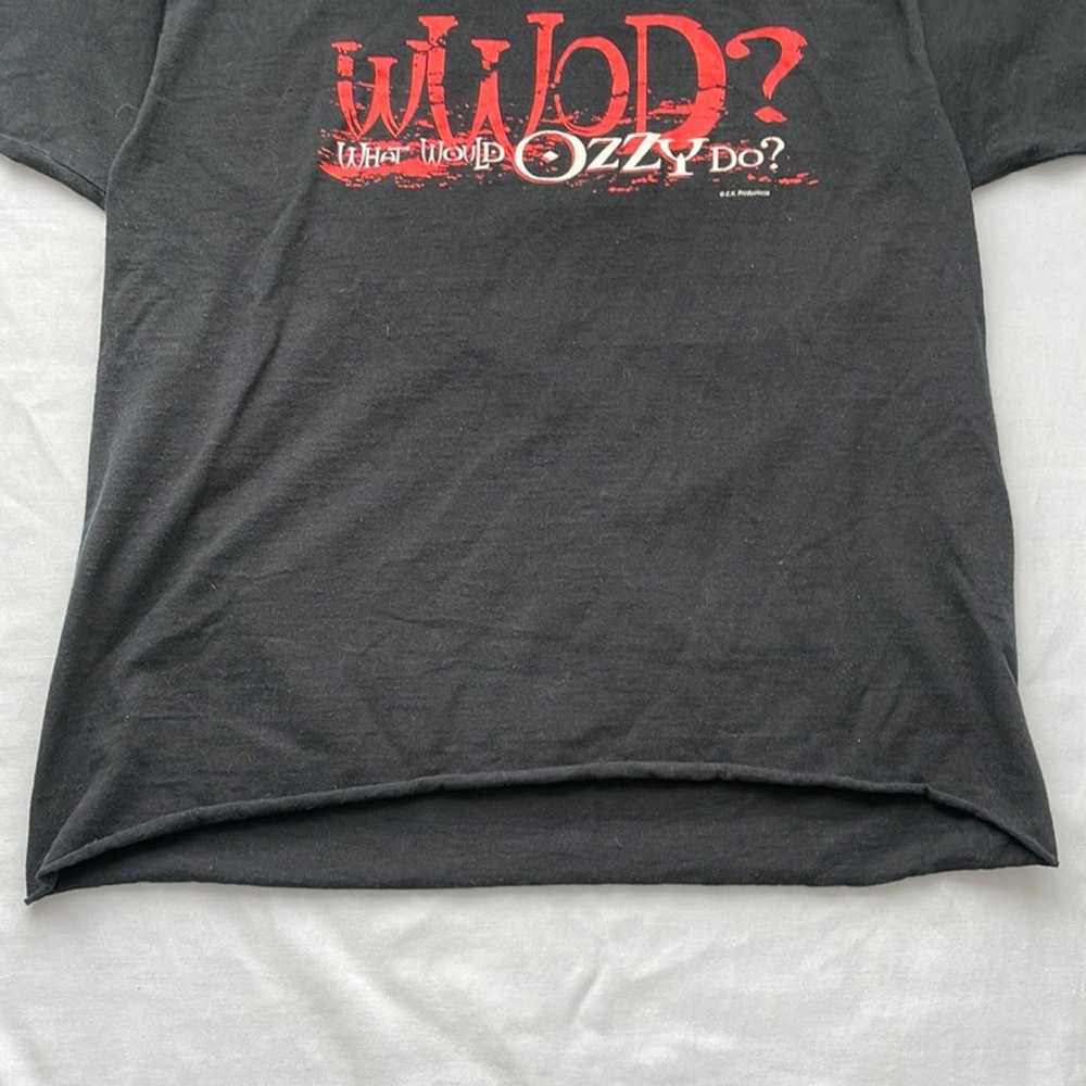 Vintage 90’s Ozzy What Would Ozzy Do? Shirt USA M… - image 4