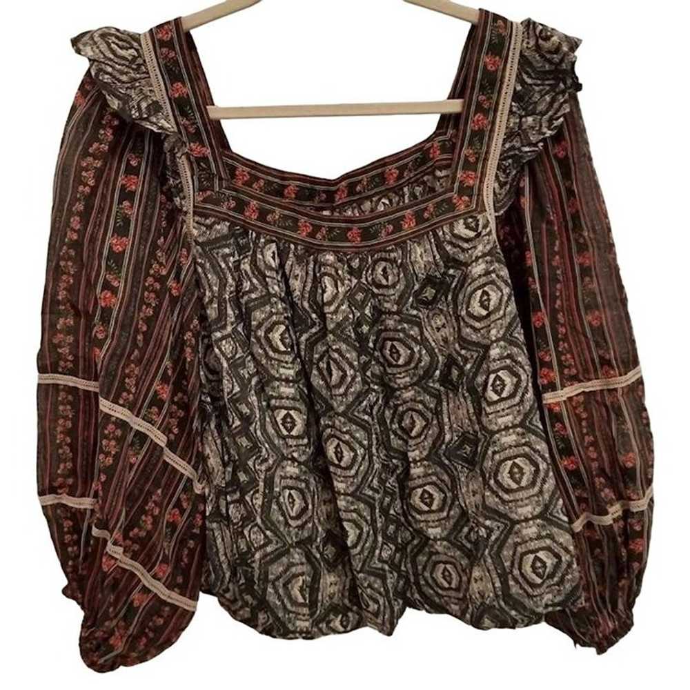 Free People Women's Multicolor Mostly Meadow Boho… - image 2