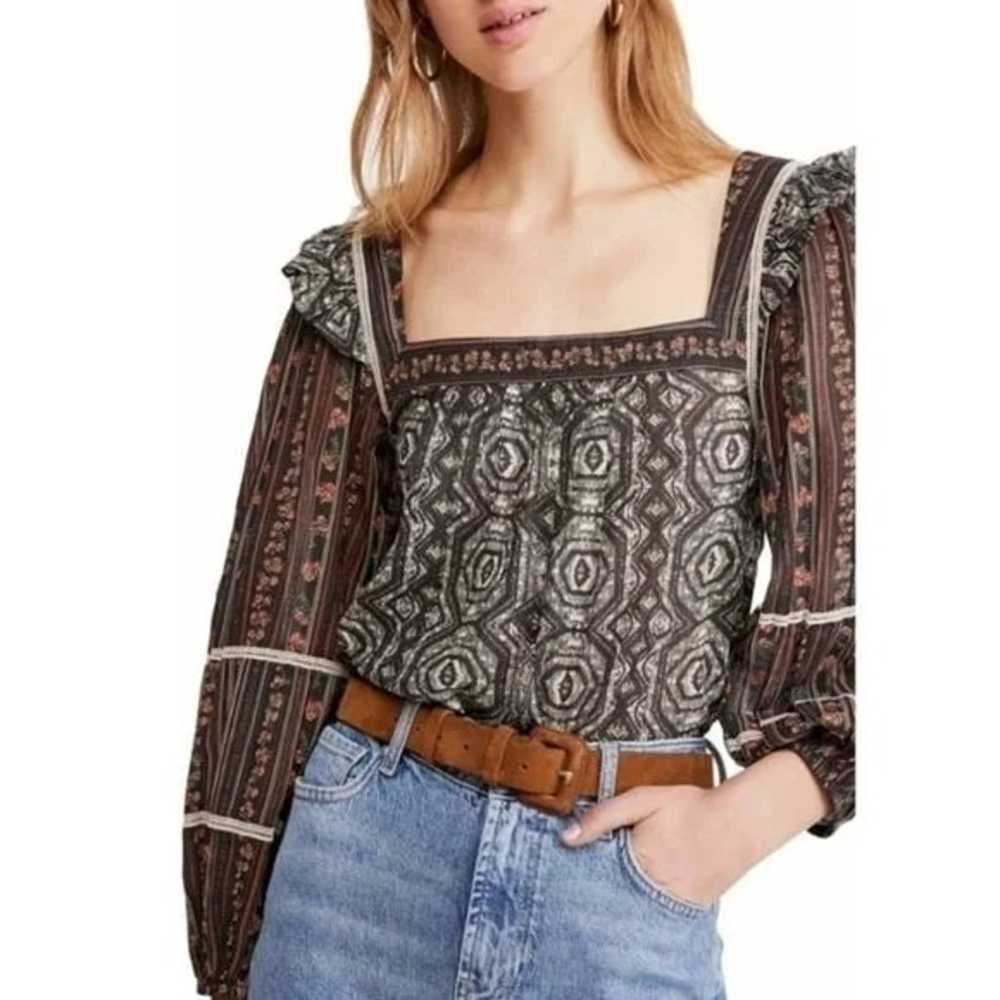 Free People Women's Multicolor Mostly Meadow Boho… - image 6