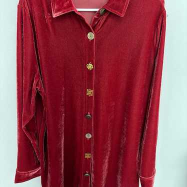 NWOT soft surroundings velvet tunic