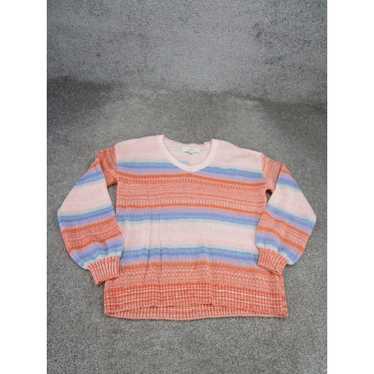 Loft Loft Sweater Womens Small Petites Pink Cotton