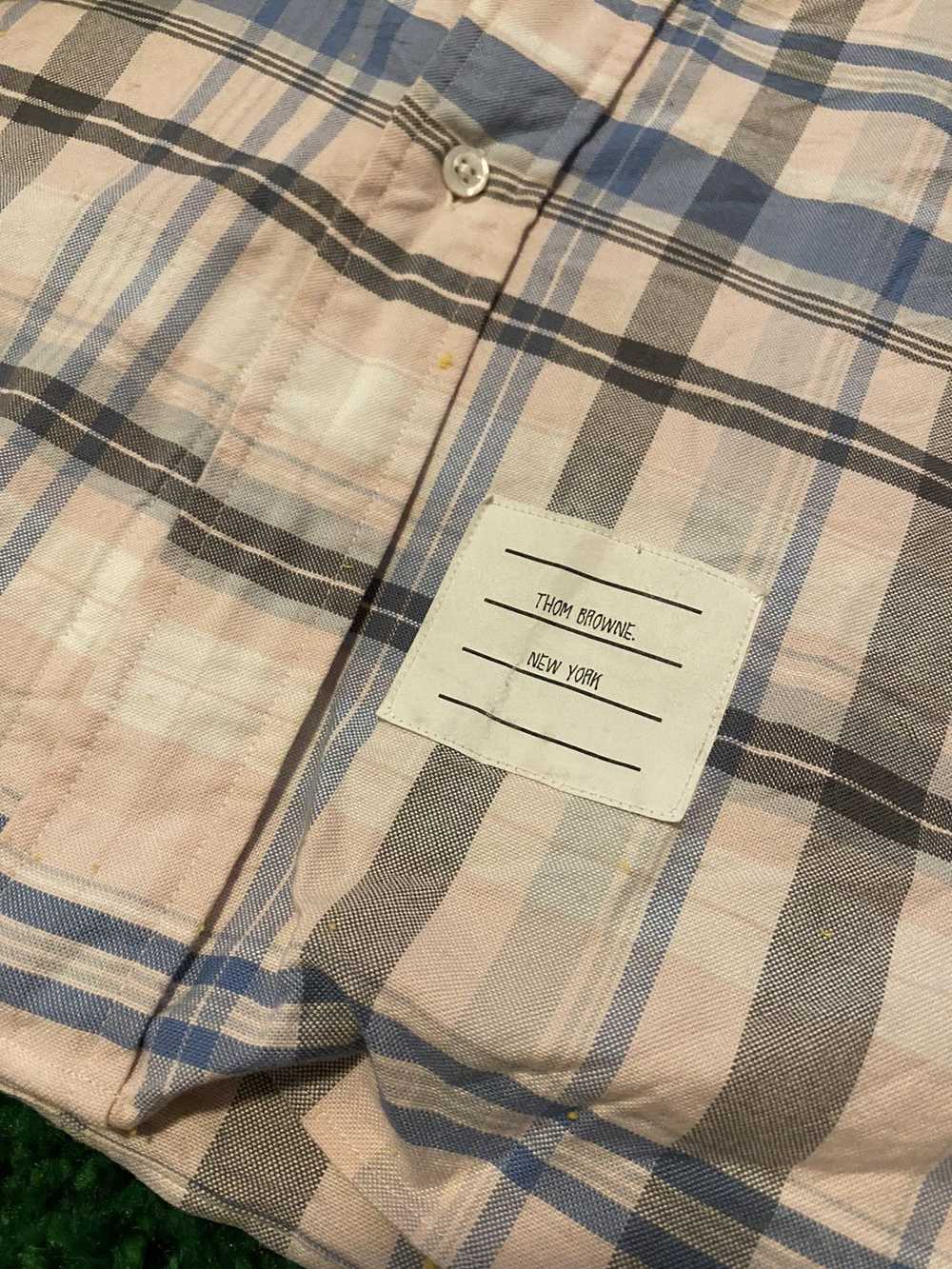 Thom Browne Thom Browne Plaid Flannel Shirt Sz. 3 - image 2