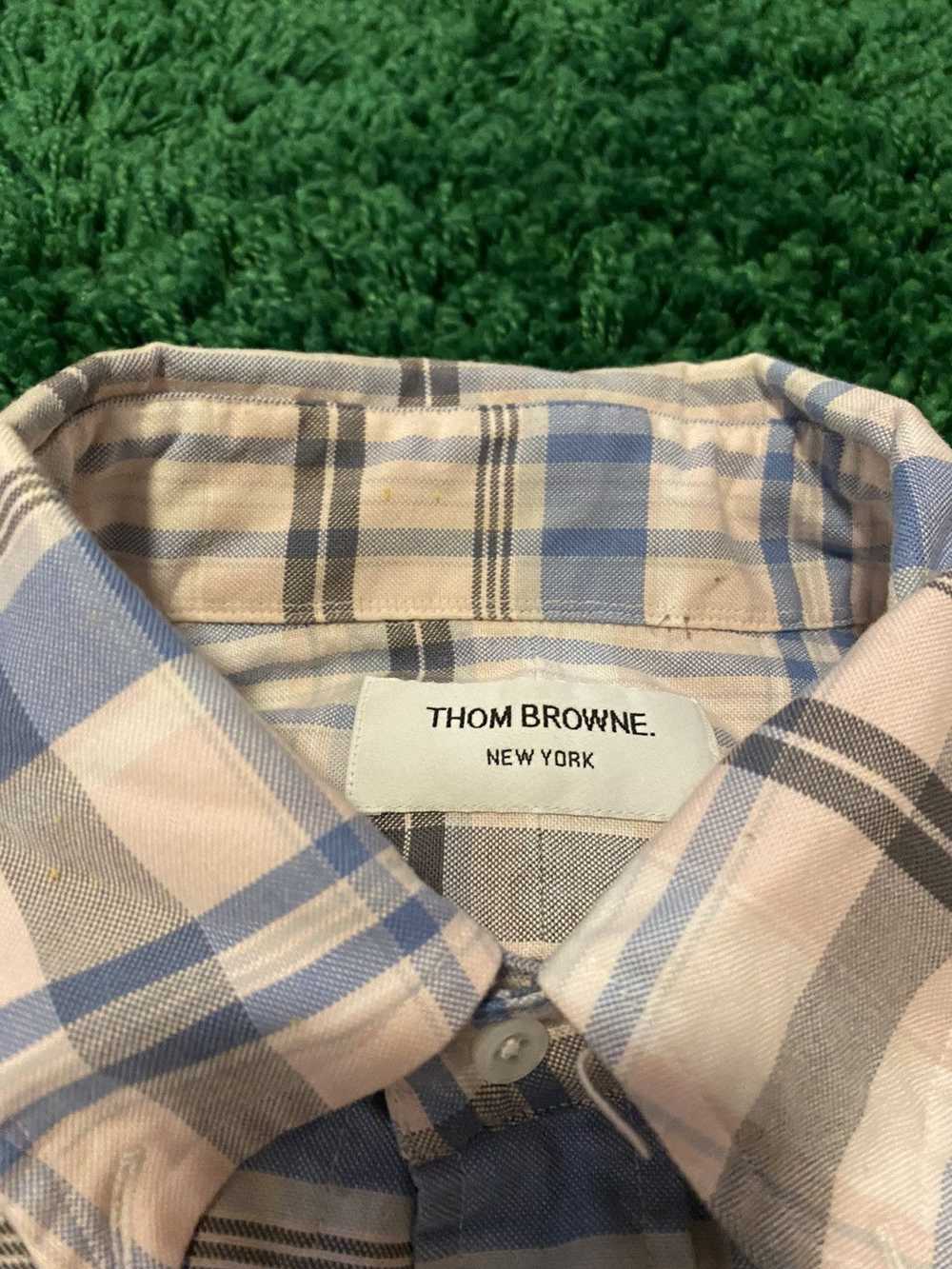 Thom Browne Thom Browne Plaid Flannel Shirt Sz. 3 - image 3