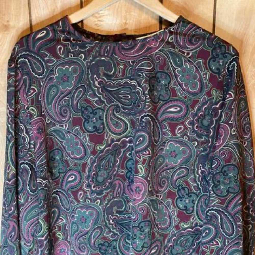 Vintage Pendleton Women’s Polyester Top size 18 - image 2