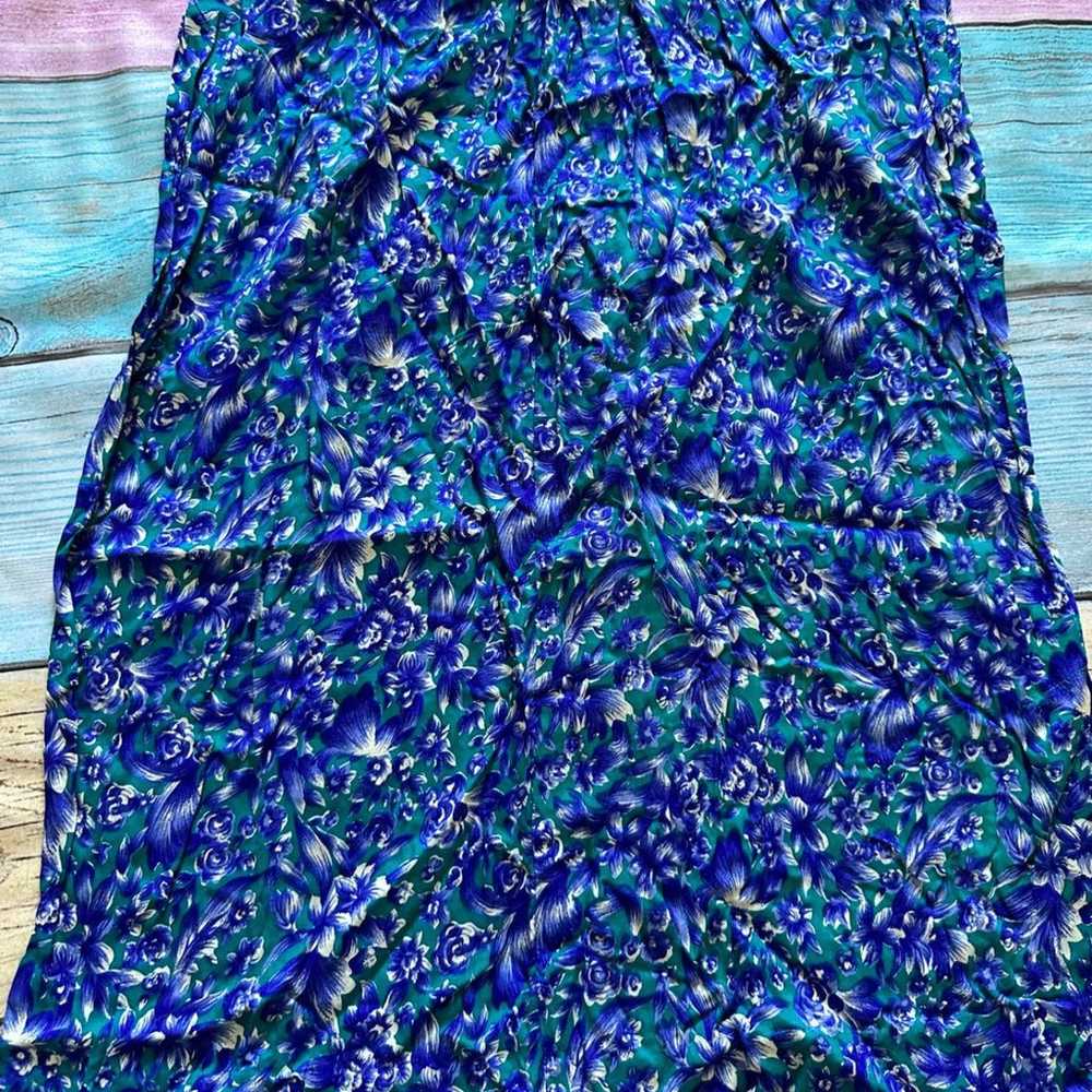 Vintage Leslie Fay Women Floral Flowers Skirt and… - image 3