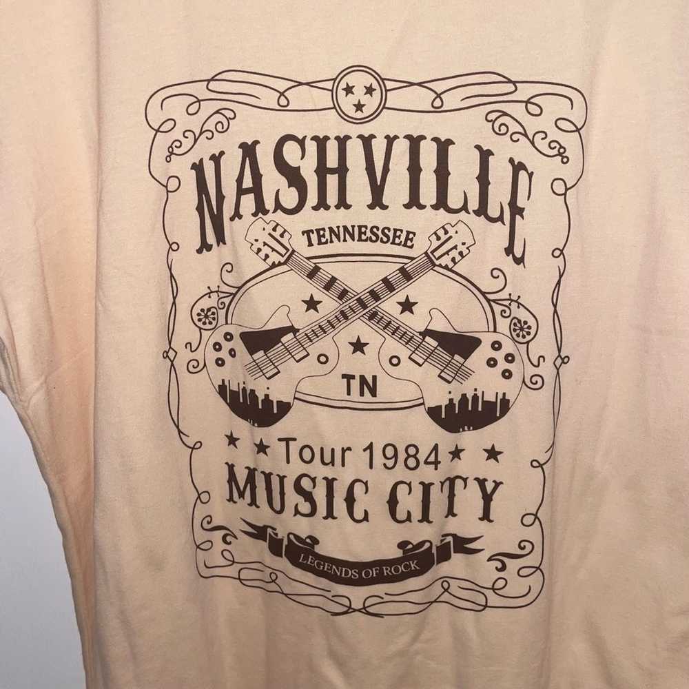 NWOT Nashville Graphic T-Shirt for Women Music Ci… - image 7