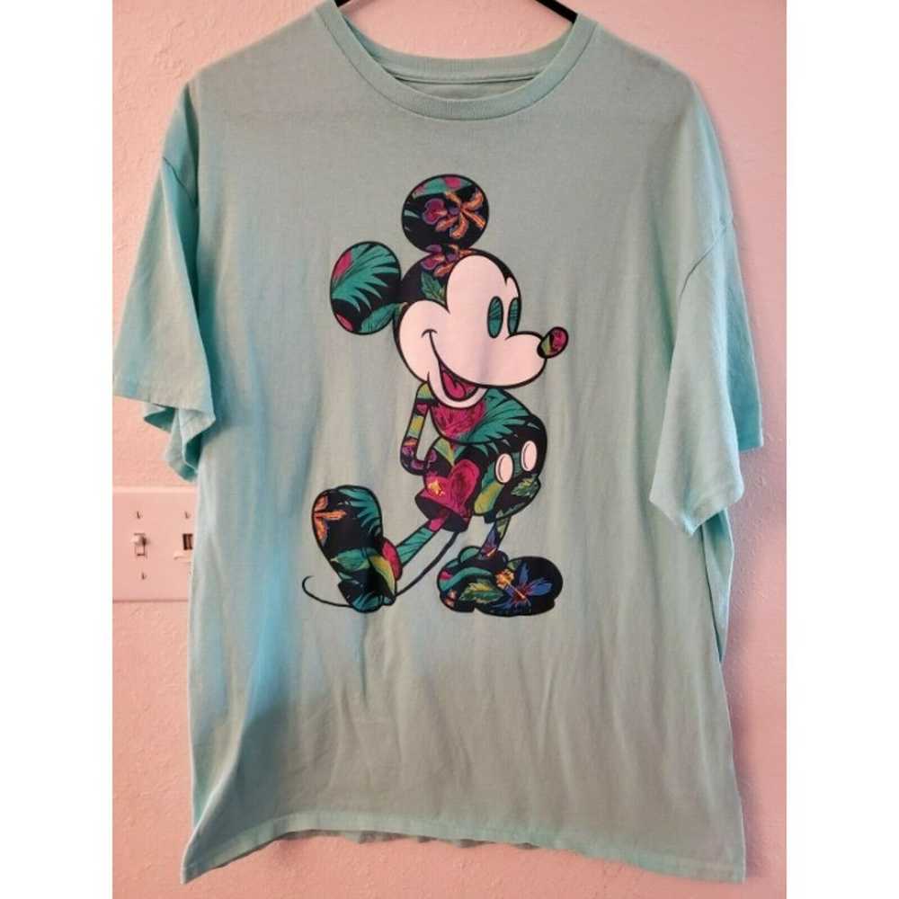 Tropical Vintage Mickey Mouse Shirt Unisex size XL - image 1