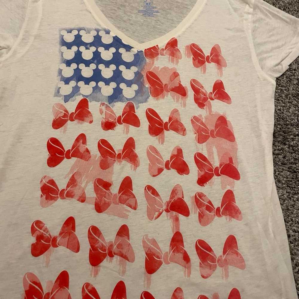 Disney Women’s Flag Shirt size XL - image 3