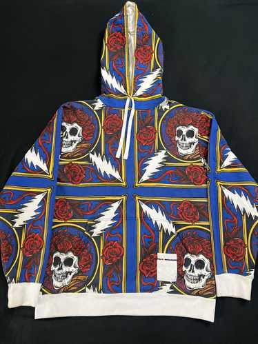 Chinatown Market x Greatful Dead Border Bandana 2024 Graphic Hoodie Size Small S