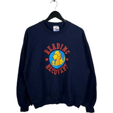 Jerzees Vintage Reading Recovery Crewneck - image 1