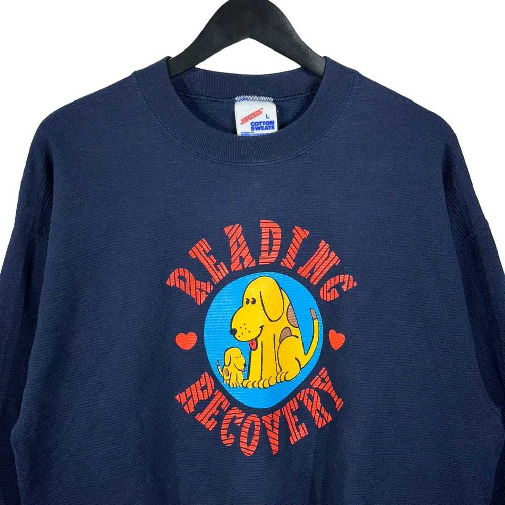 Jerzees Vintage Reading Recovery Crewneck - image 2