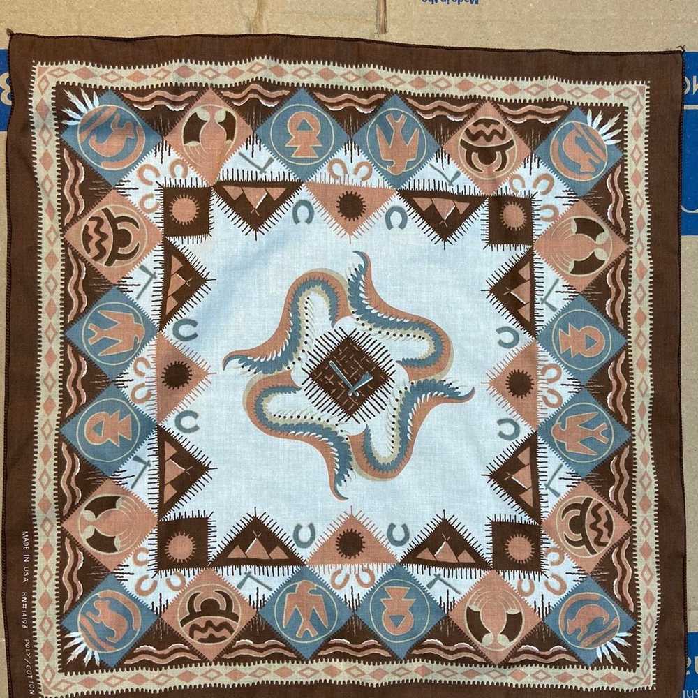 1.61 90s native american bandana made - image 2