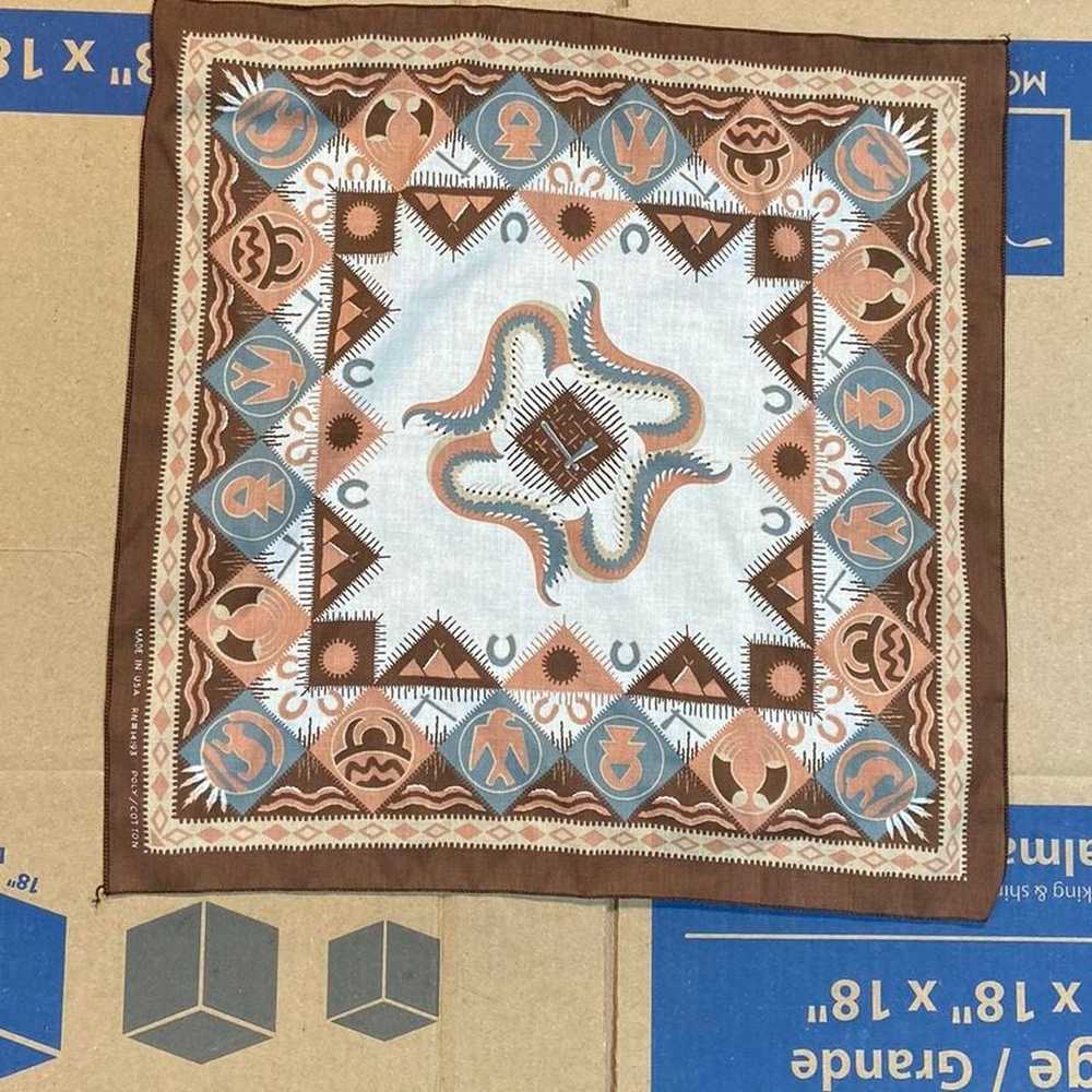 1.61 90s native american bandana made - image 3