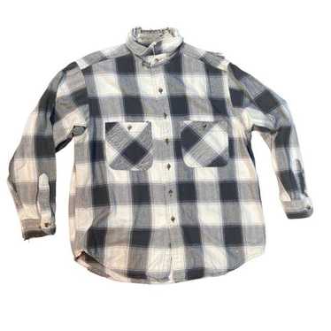 Wrangler 90s wrangler western flannel shirt - image 1