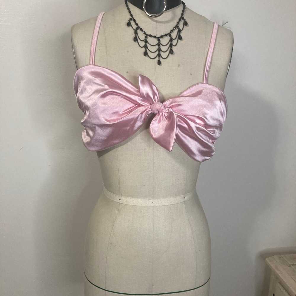 Sugar thrills pink ribbon twist top - image 1