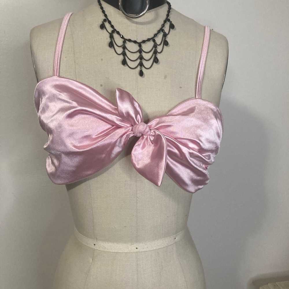 Sugar thrills pink ribbon twist top - image 2