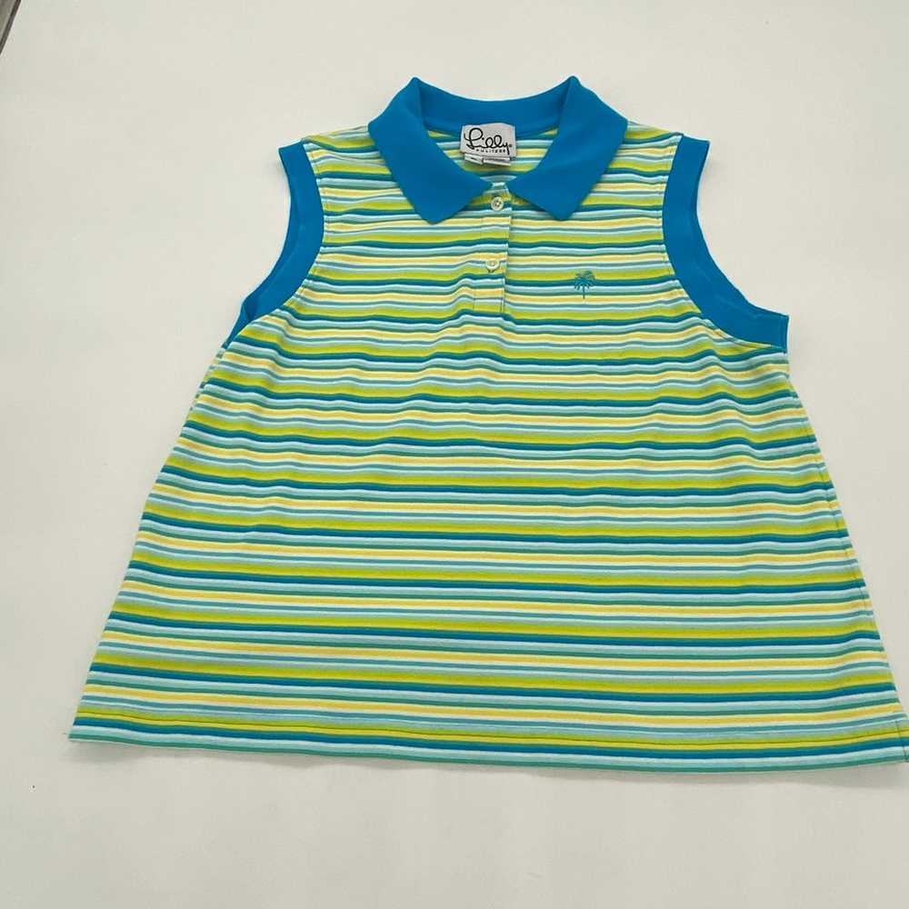 Vintage Lilly Pulitzer Striped Short Sleeve Strip… - image 1