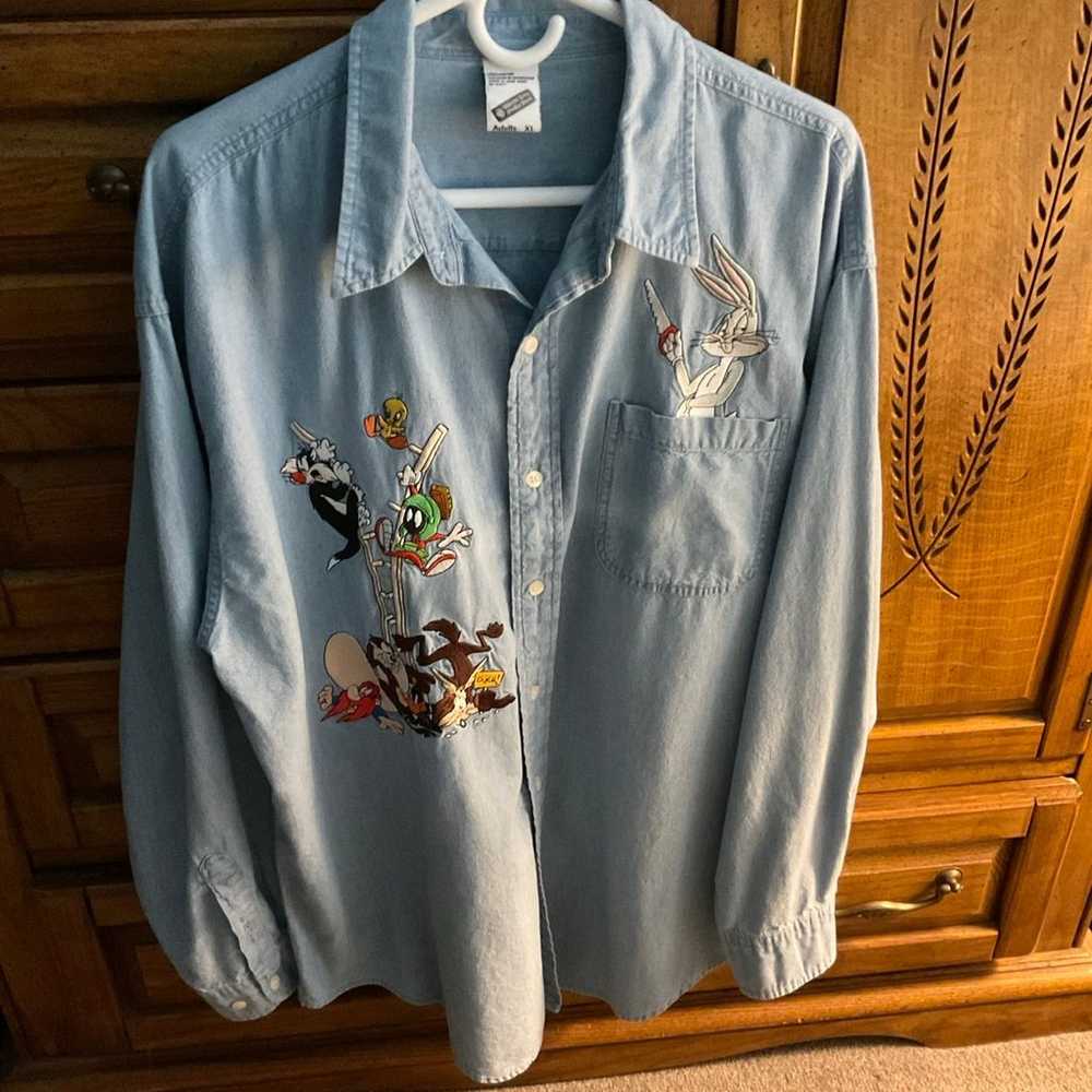 Warner Bros. Brand New Vintage Looney Tunes Denim… - image 1