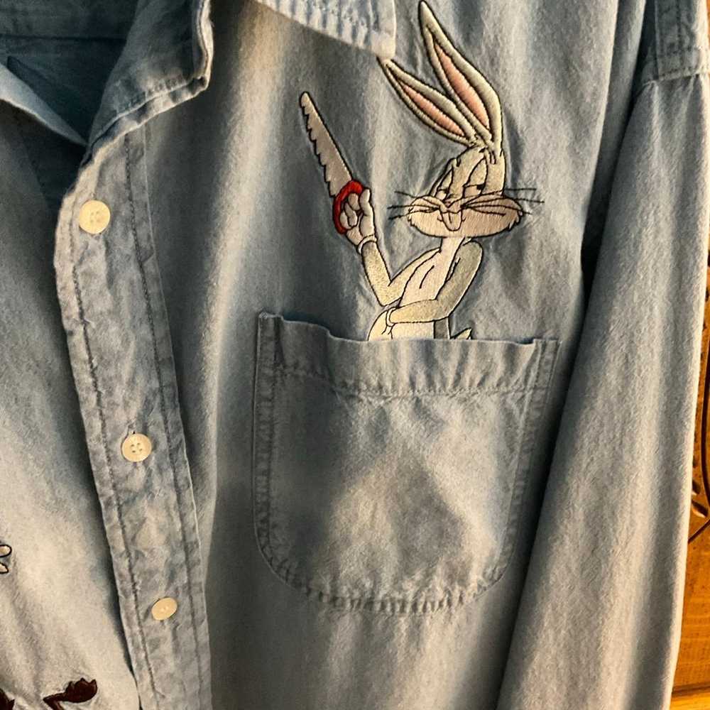 Warner Bros. Brand New Vintage Looney Tunes Denim… - image 4