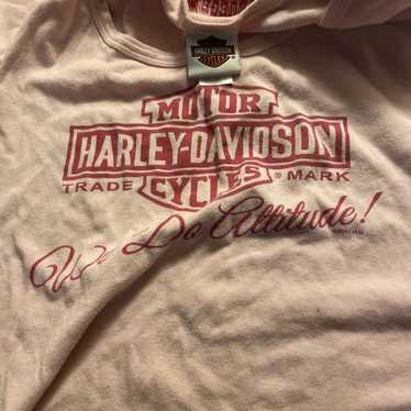 Vintage pink Harley Davidson t shirt