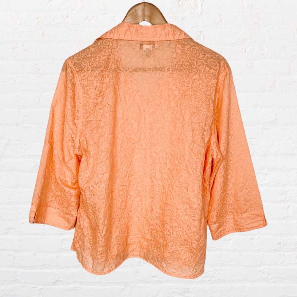 VINTAGE | Rebecca Malone Cantaloupe Orange Burnou… - image 7