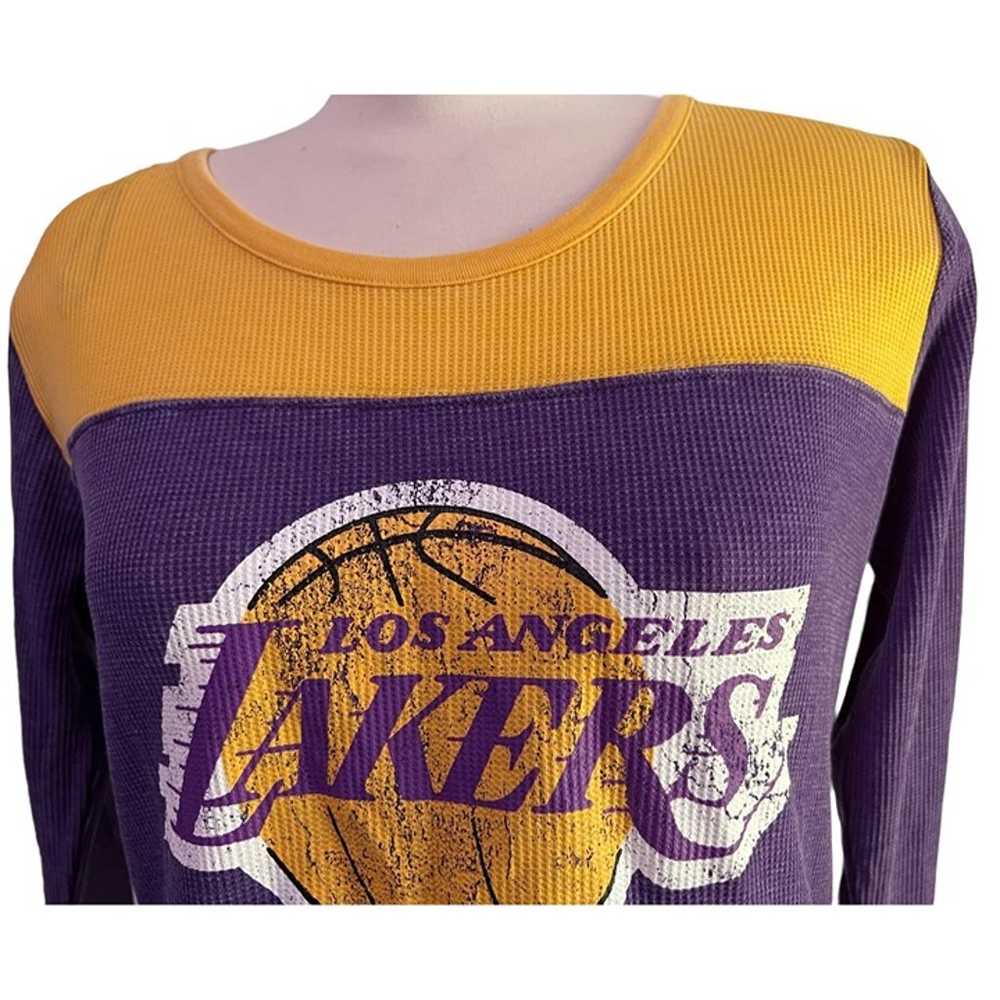 Touch by Alyssa Milano LA Lakers Thermal Shirt Sz… - image 3