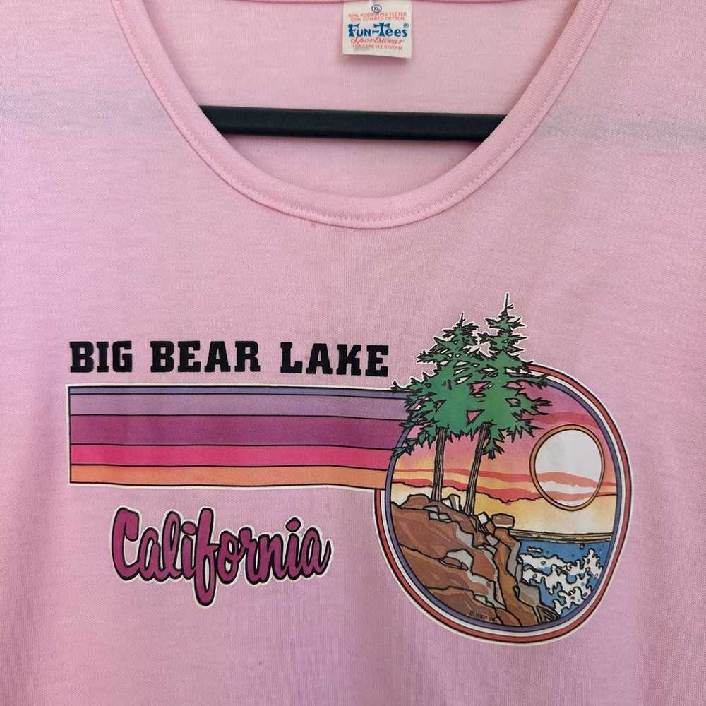 Vintage big bear graphic baby tee - image 3