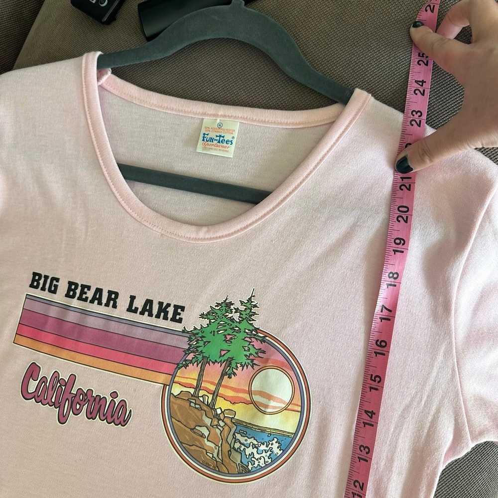 Vintage big bear graphic baby tee - image 7