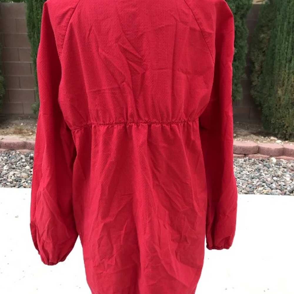 Vintage Red Old Navy tunic top plus size XXXL - image 5